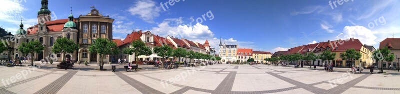 Pszczyna City The Market People Poland