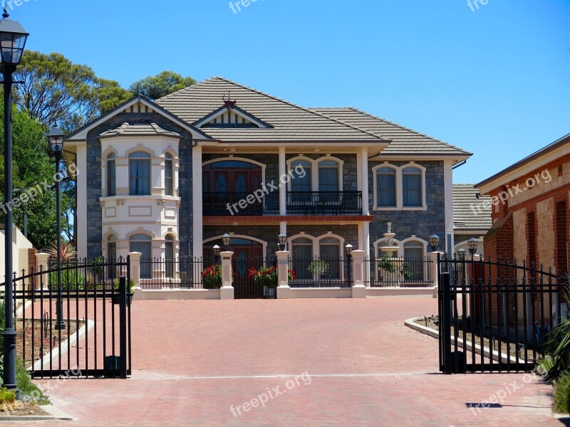 Mansion House Gates Architecture Home