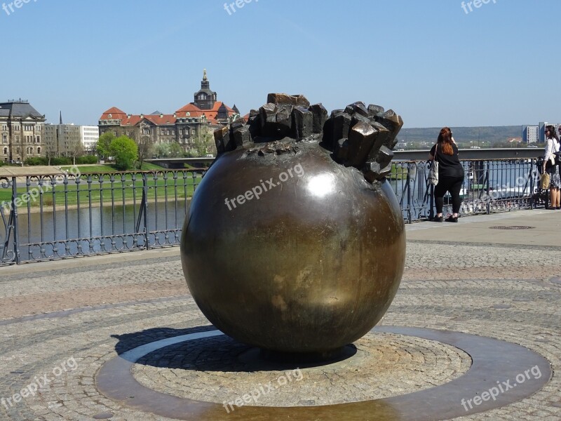 Dresden Saxony City Sights Elbe