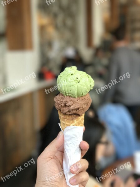 Ice-cream Dessert Cone Free Photos