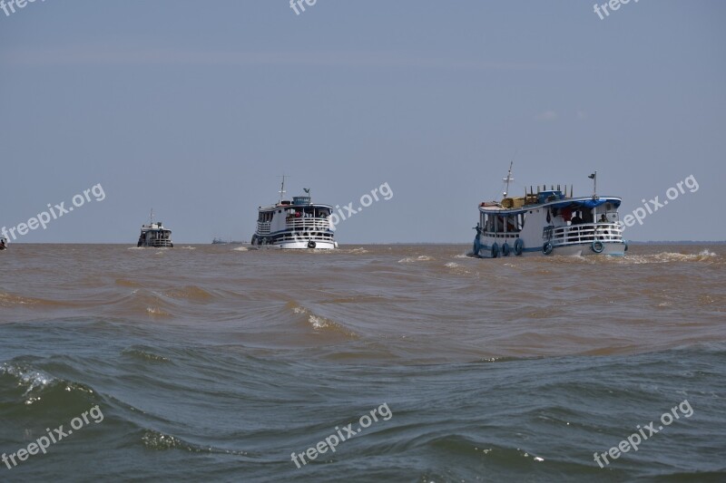 Rio River Amazon Boats Boat