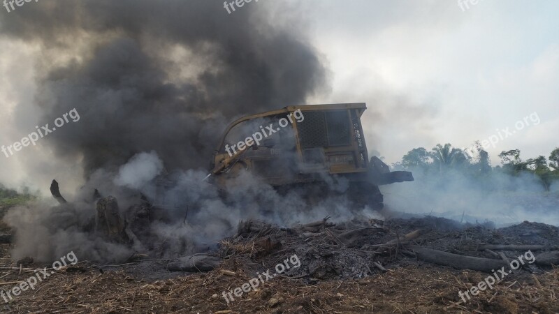 Caterpillar Cat Work Dust Bulldozer