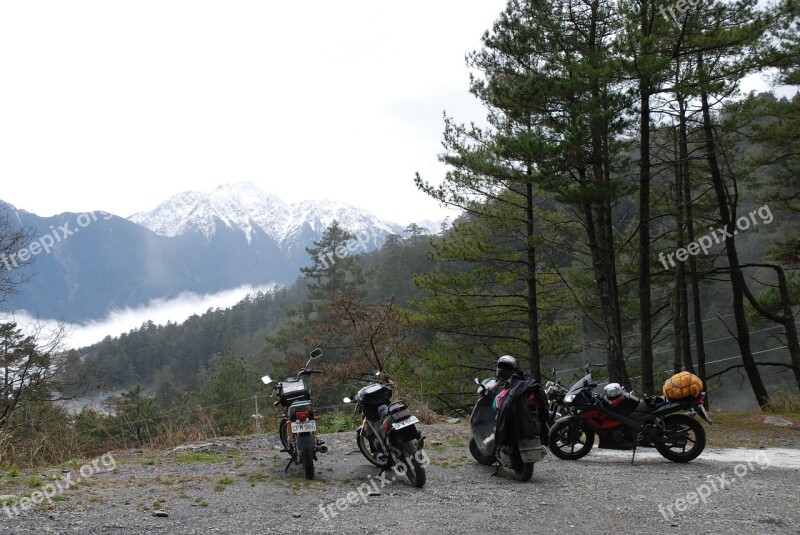 Taiwan Snow Motorcycle Mt Alpine