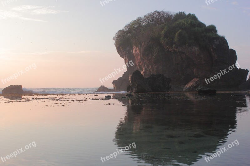 Beach Sunrise Sunset Ocean Sunset Beach