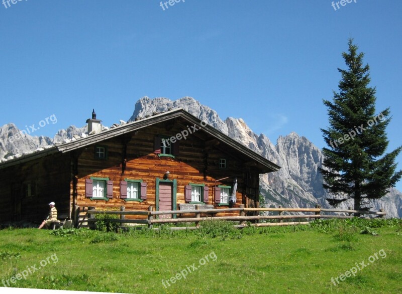 Litzlalm Alpine Hut Free Photos