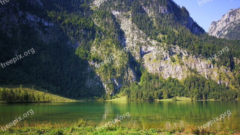 Berchtesgaden Upper Lake Königssee Nature Water