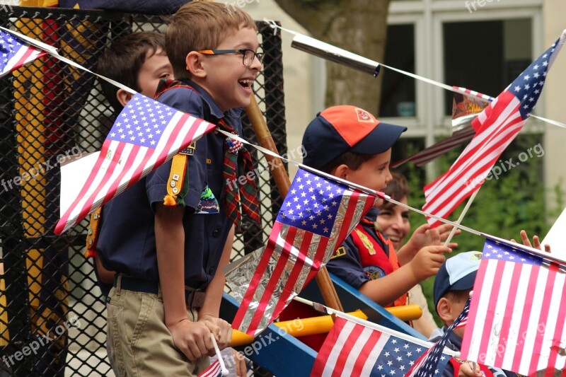 Memorial Day Parade Day Memorial Flag