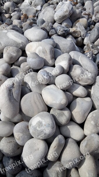 Normandy Pebble Beach Boulders Free Photos