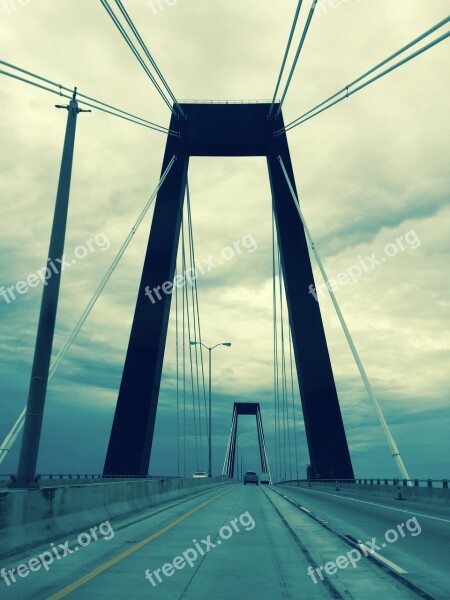 New Orleans Bridge Louisiana River City