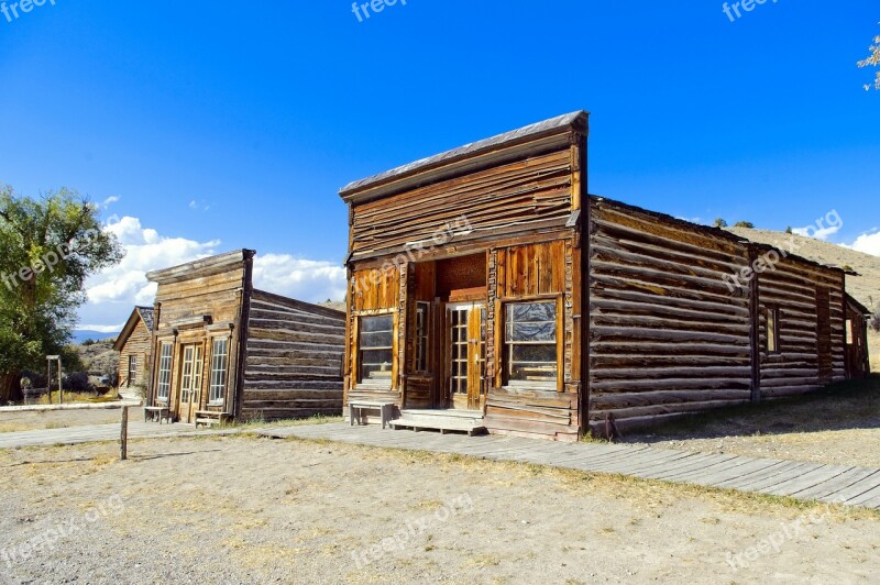 Assay Office And City Drug Bannack State Park Ghost