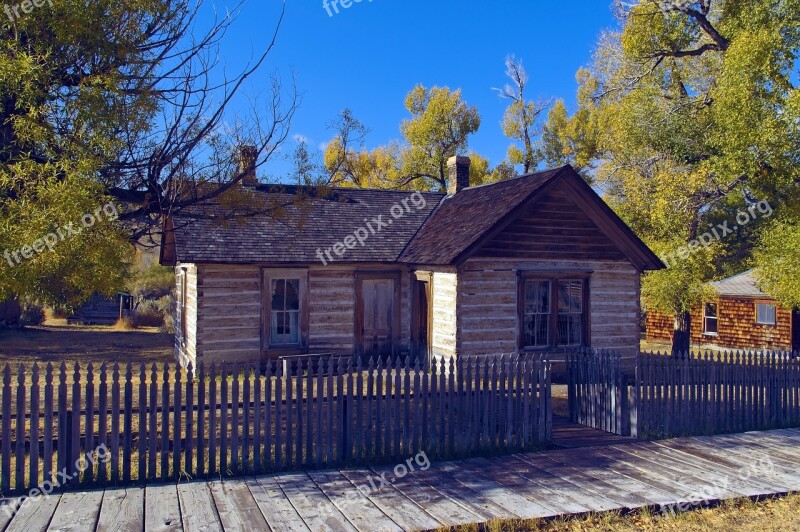 Doctor Ryburns House Bannack State Park Ghost