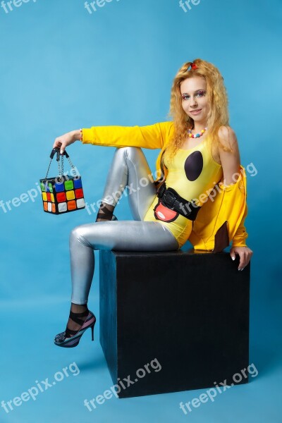 Fashion Of The 80s The 80s Style 80s Rubik's Cube Bright