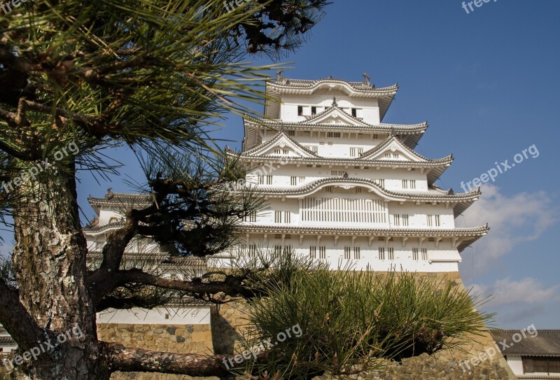 Japan Himeji Castle Wall Free Photos