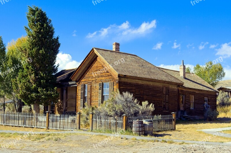 Roe-graves House Bannack Montana Ghost Town