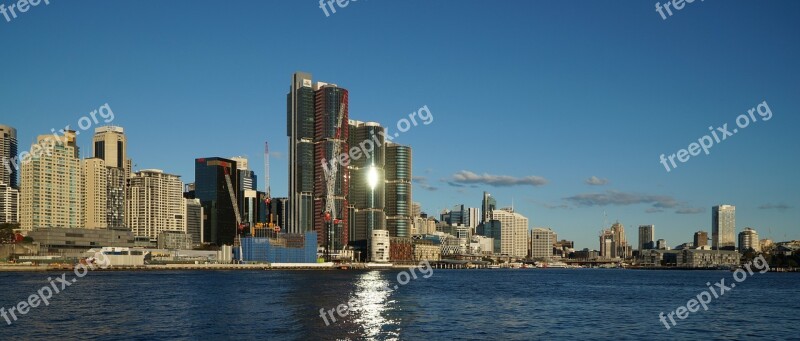 Sydney Australia Cityscape Skyline Harbor