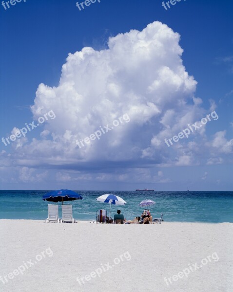 Suntan Family Portrait Beach Water