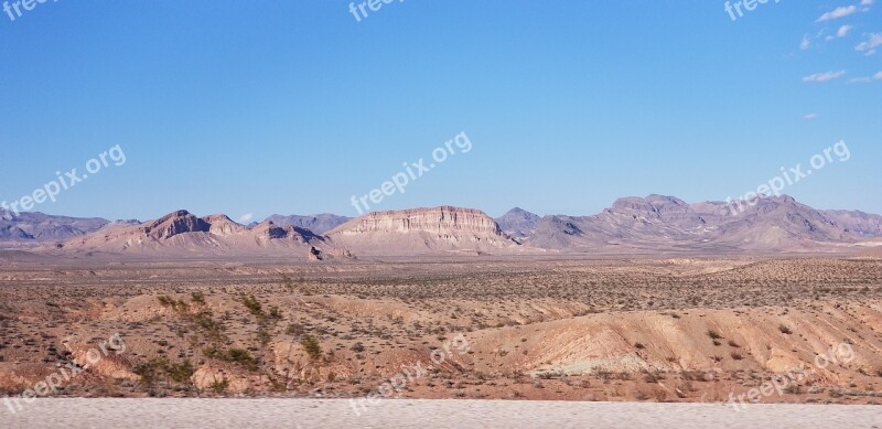 Desert Red Rock Lake Mead National Park Vacation Usa