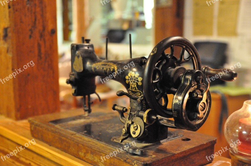 Sewing Machine Oldtimer Rarity Historically Nostalgia