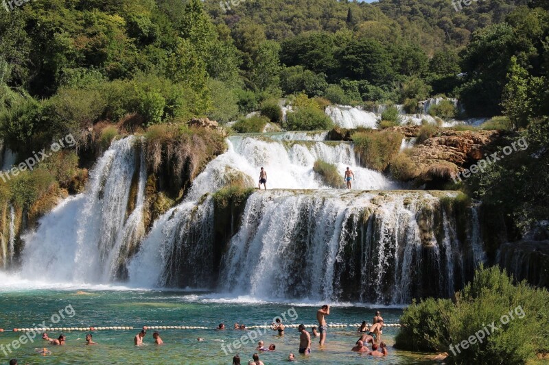 Krka Water Croatia Nature Summer