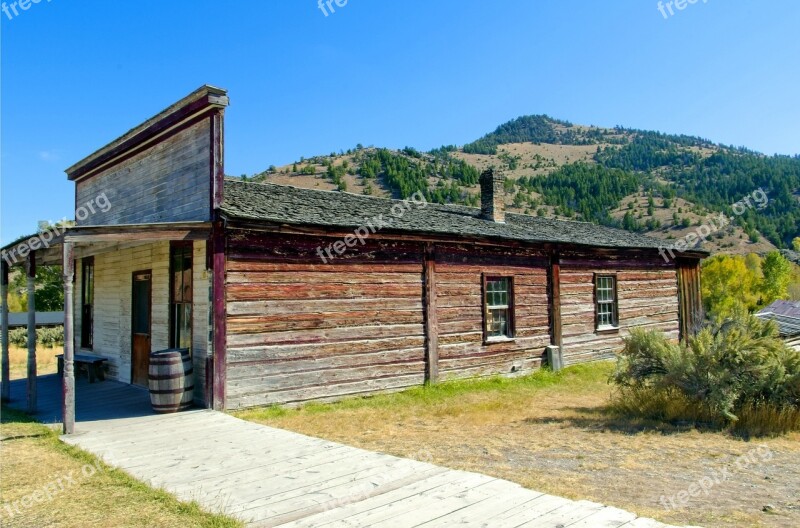 Ovitt Store Bannack Ghost Montana Historic