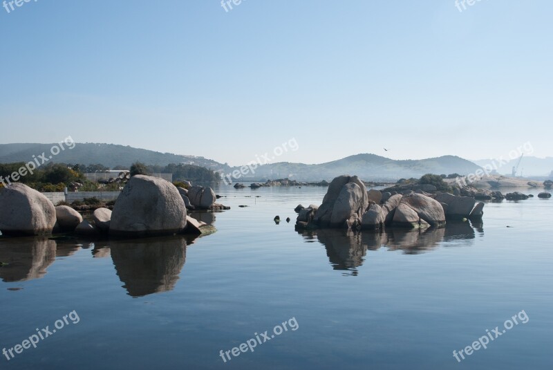 Sardinia Rocks Sea Coast Landscape