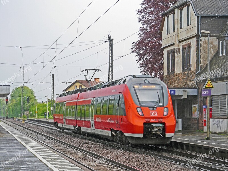 Regional Train Moselle Valley Railway Electrical Multiple Unit Talent 2 Two-part