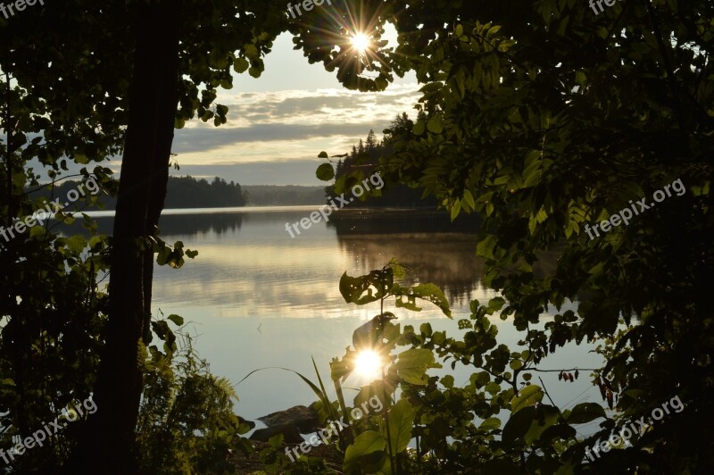 Tampere Nature Summer Lake Landscape