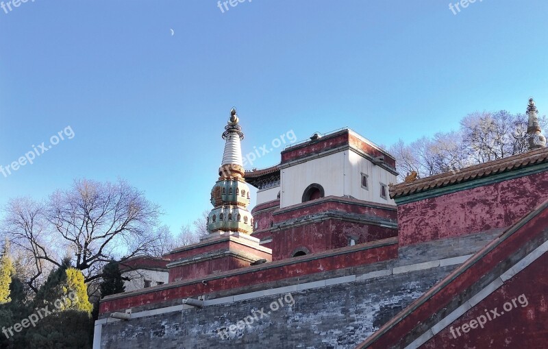 Winter The Summer Palace Building Beijing Garden