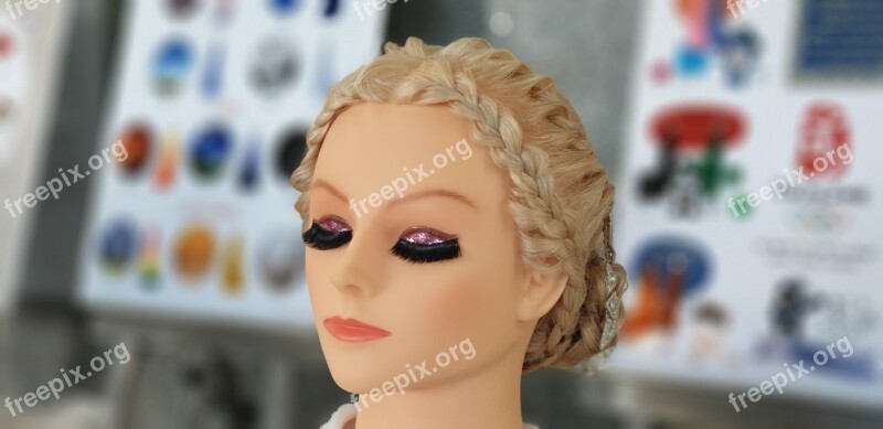 Mannequin Hair Hairstyle Doll Model