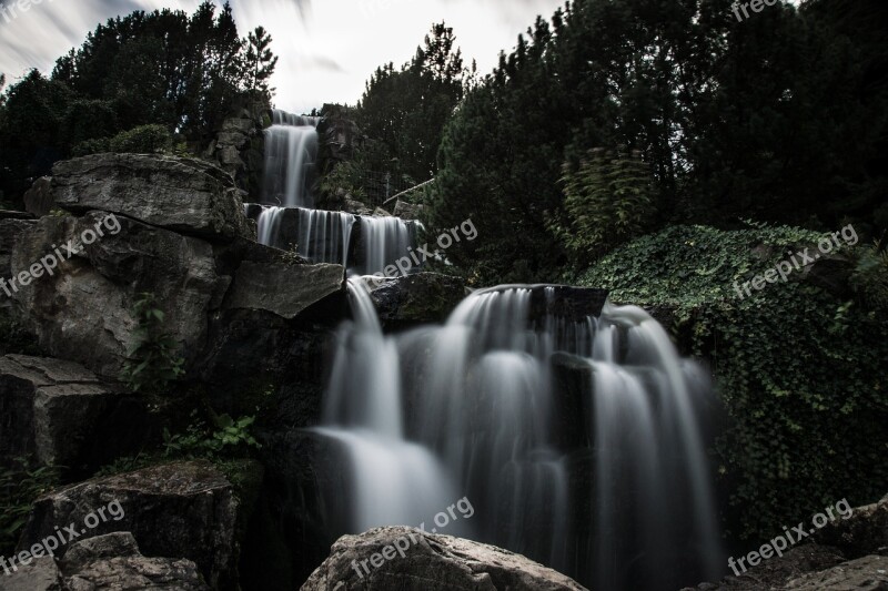 Cascada Water Nature River Landscape