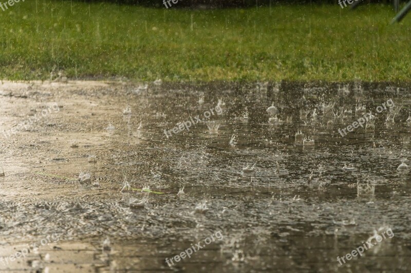 Rain Weather Raindrop Heavy Rain Storm