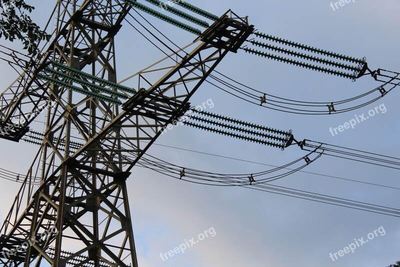 Pylon Electricity Energy Flow Stroommast