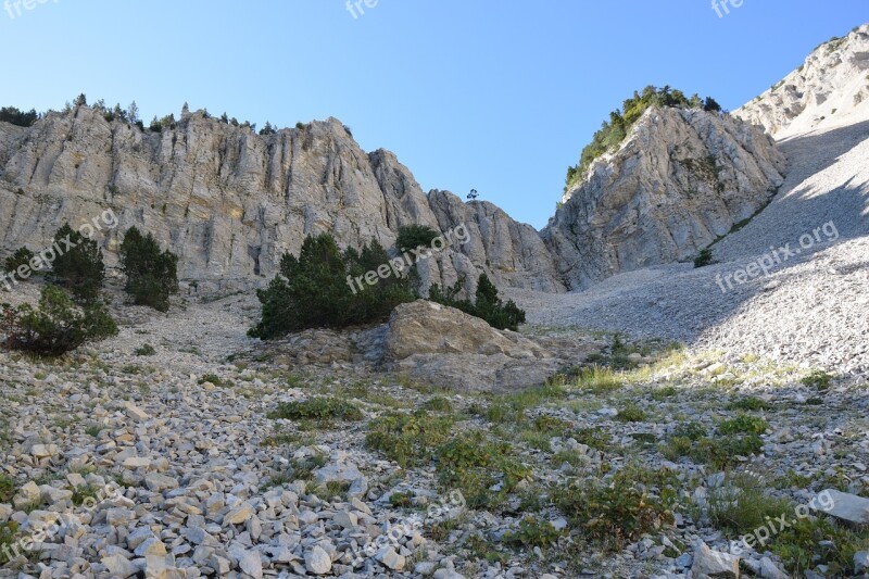 Mont Ventoux Hiking Mountain Vaucluse Sky