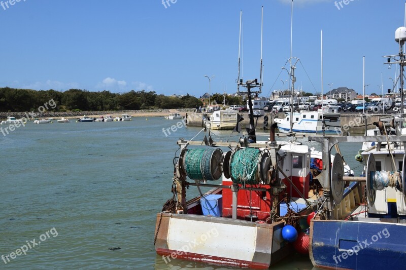 Fishing Net Port Sea Fisherman