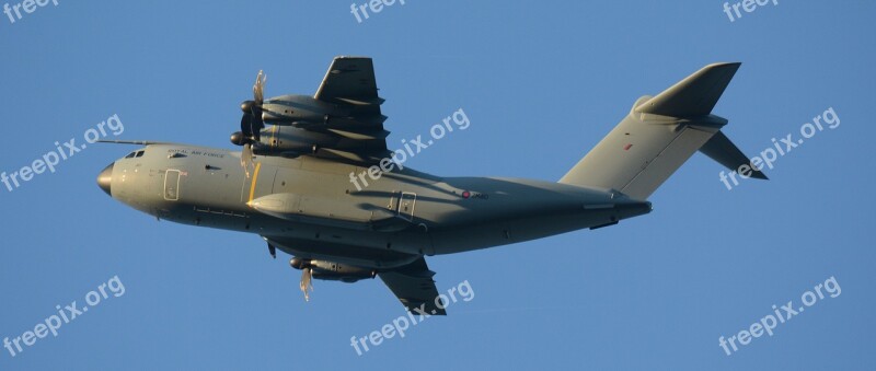 Airbus A400m Landing Plane Aircraft