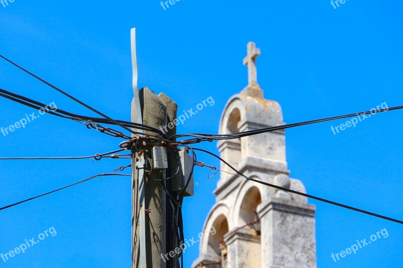 Croatia Prožura Prožura Installation Cross Electrician