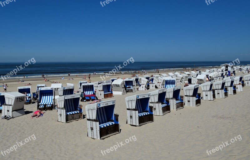 Sylt Westerland Beach Sea Beach Chair