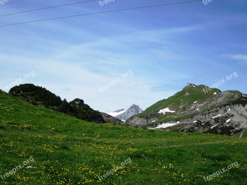 Säntis Appenzell Mountains Free Photos