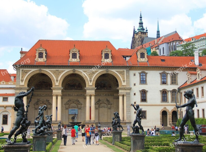 Garden Palace Prague Czechia Castle