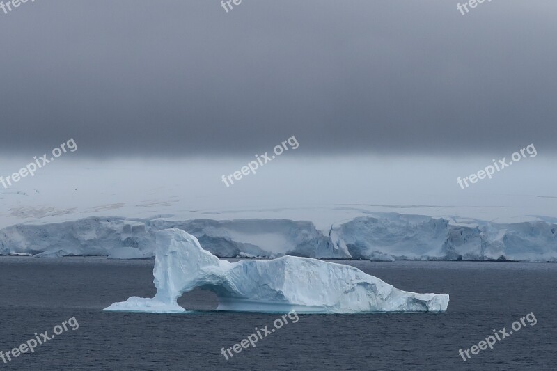 Antarctica Ice Snow Iceberg Blue