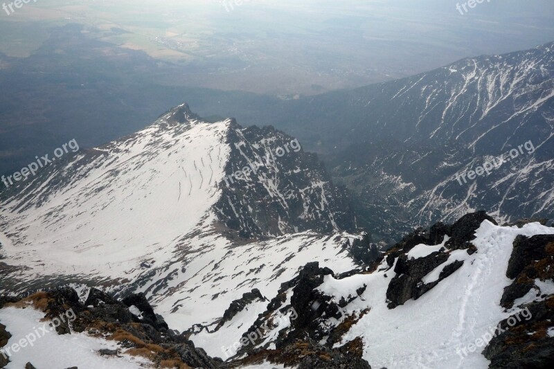 Tatry Mountains Slovakia Vysoké Tatry Panorama