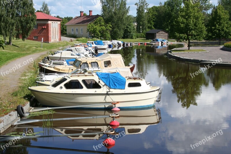 Forssa Warp River Boat Free Photos