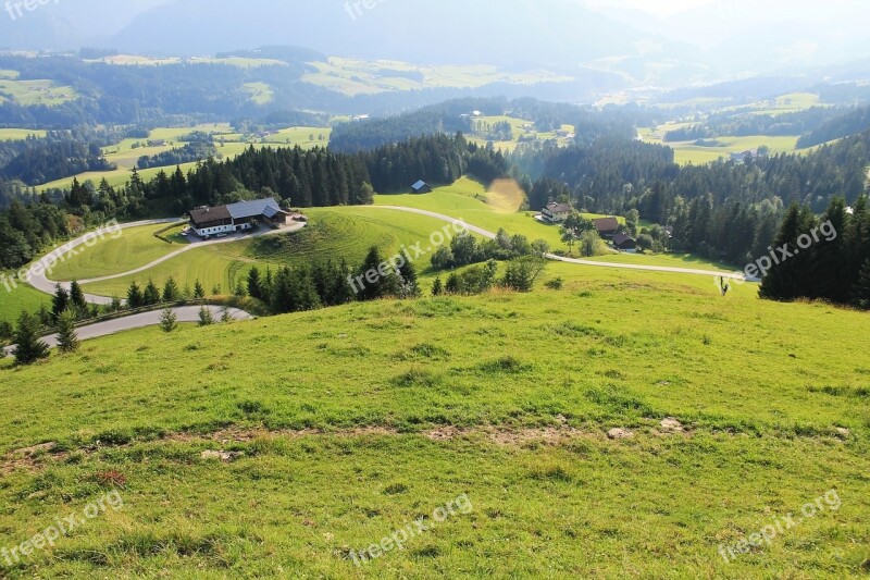 Austria Mountains Alps Road Lysogory