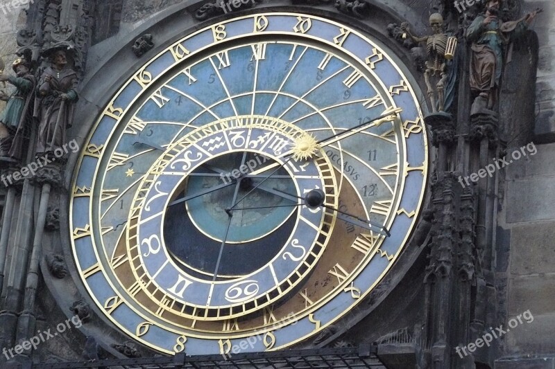 Prague Clock Astronomical Historical Praha