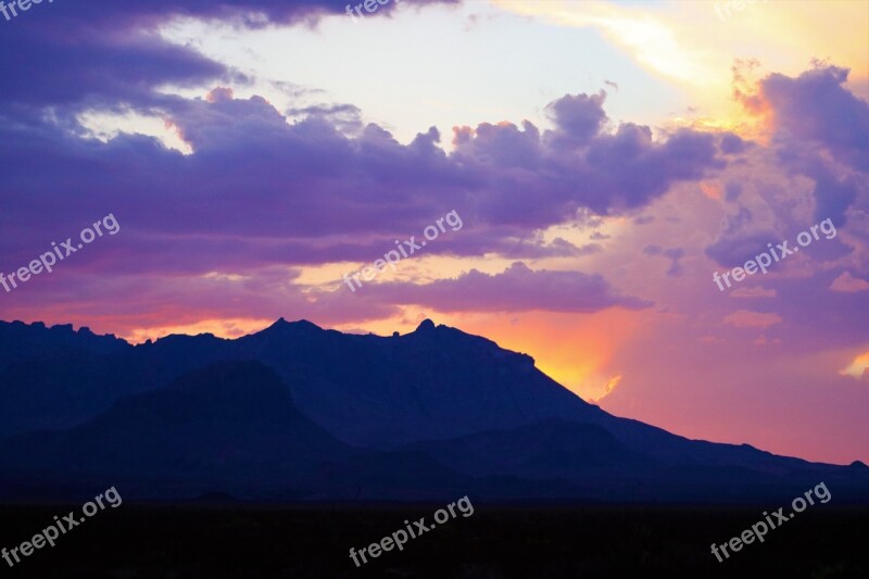 Big Bend National Park Sunset