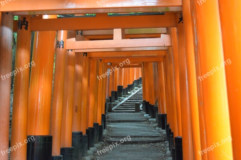 Kyoto Fushimi Inari Shrine Free Photos