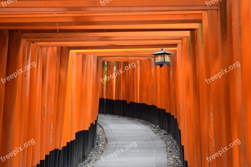 Kyoto Fushimi Inari Shrine Free Photos