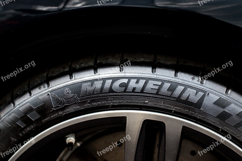 Bmw Tyre Michelin Car Vehicle