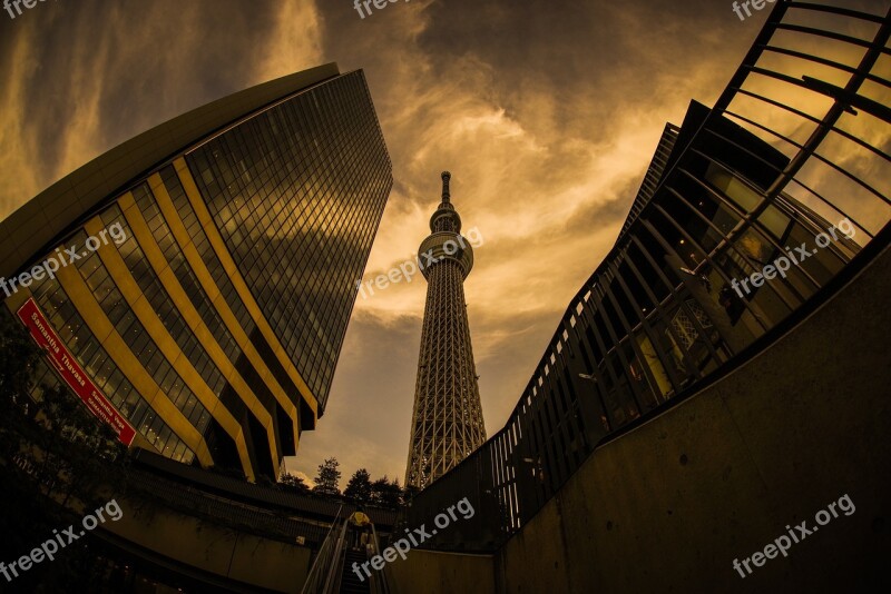 Sky Tokyo Tokyo Sky Tree City Tokyo Solamachi