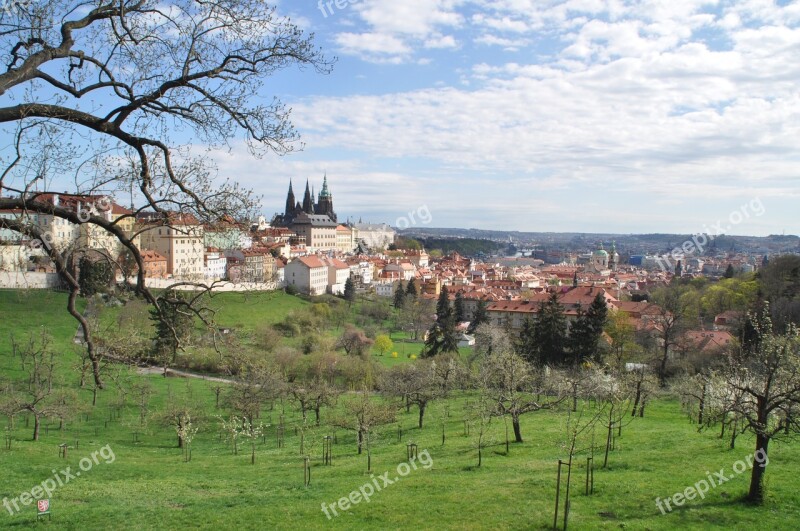 Prague Castle Historic Center Czech Republic Historically